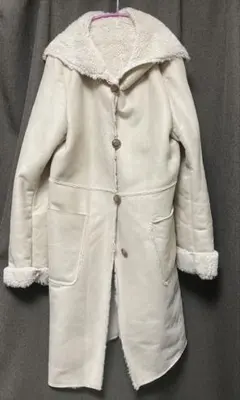 ROYAL PARTY フード付きムートンコート