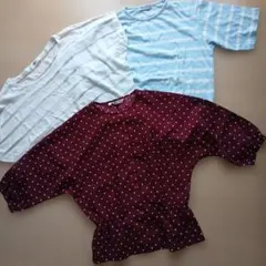 ミセス 婦人服 まとめ売り 半袖シャツ ブラウス Mサイズのサムネイル