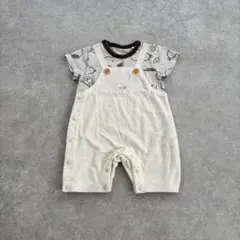80 スヌーピー 半袖ロンパース