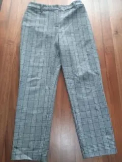 PLST テーパードパンツ チェック柄