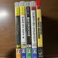 中古 プレイステーション3 ソフト 5本まとめ売り