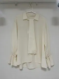 idem volume sleeve frill tie blouseのサムネイル