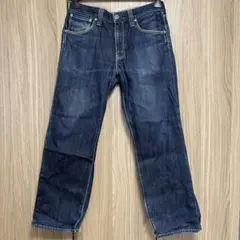 Levi's メンズ　ワイドストレートデニム　Lサイズ　エイジング加工