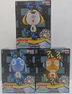 ケロロ軍曹 フィギュア 3点 タママ クルル ドロロ 共鳴するであります