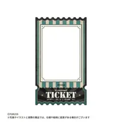 フクヤ　C賞 硬質カードケース　チケット　グリーン