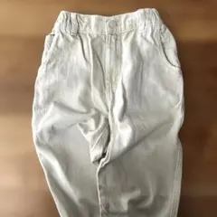 ZARA KIDS BALOON FITデニムパンツ　バニラ