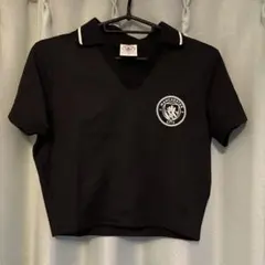Manchester City 半袖 スキッパー襟 カットソー ブラック