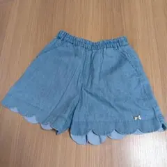 エニィファム　スカラップ　 ショートパンツ 120
