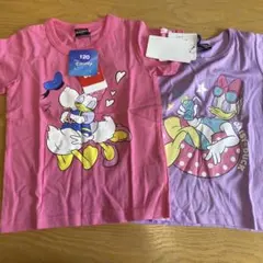 ドナルドダック・デイジーダック Tシャツセット 120