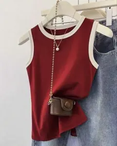 美品♡ ラウンドネックタンクトップ XSサイズ