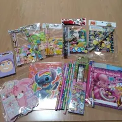 キャラクター文房具　各種　まとめ売り　一部中身開封あり