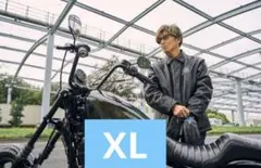 キムタク ROLLER MAGAZINE フェイクレザーコーチジャケット XL