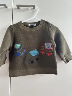 familiar トラック刺繍 トレーナー