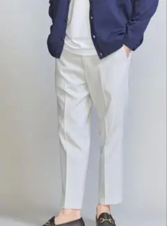 新品 BEAUTY&YOUTH シアサッカー アンクルパンツLのサムネイル