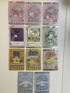 【SANRIO】キャラクタートレーディングカード 11枚セット