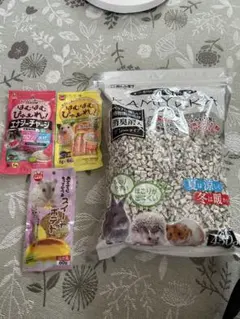 「値下げ」小動物用 床材 KAMIYUKA / ハムスター おやつセットのサムネイル