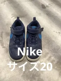超メルカリ市期間中600円 ナイキ　コートボローlow2サイズ20