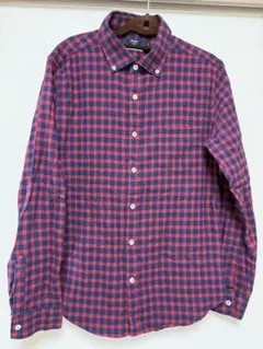 【SHIPS】チェック柄ネルシャツ L