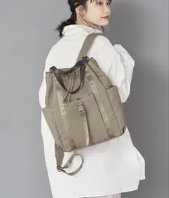 TREASURE TOPKAPI ナイロン ドローストリングトート リュック