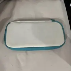 Nintendo Switch ケース ホワイト/ターコイズ