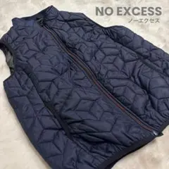 NO EXCESS ノーエクセス ネイビー キルティング ダウンベスト Sのサムネイル