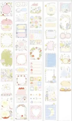 羨鳥文社　ロールシール　おすそ分け　切り売り　マスキングテープ　海外文具　女の子