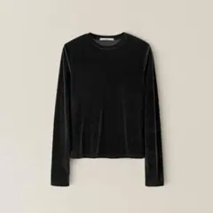 Ohotoro Velor Round Top - black