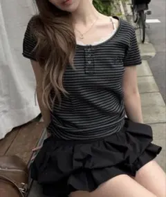 RAYCASSIN レイカズン ヘンリーTシャツのサムネイル