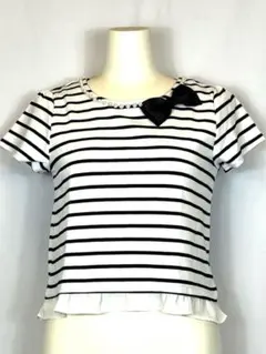 レディース INGNI ボーダー Tシャツ パール リボンつき 送料込み♪のサムネイル
