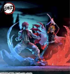 鬼滅の刃 フィギュア 炭治郎と煉獄 約20cm 2set