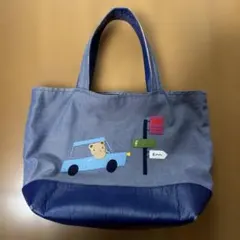 familiar ファミリア デニム ミニトートバッグ