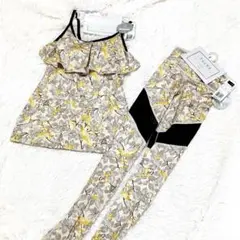 希少新品タグ付き！　Tuche ヨガ キャミソール&レギンス セット　L グンゼ