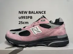 新品未使用品 ピンク25cm NEW BALANCE U993PB