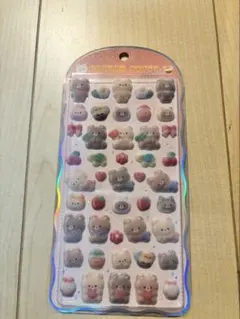 限定値下げ！新品未使用　コットンパフィー　くまちゃん