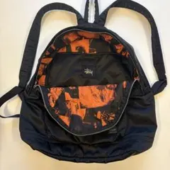 【希少】PORTER x Stussy コラボ バックパック リュック 黒のサムネイル
