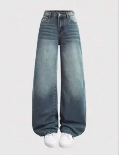 SHEIN Girlism Y2K デニム パンツ