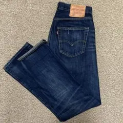 Levi's 502 デニムパンツ 赤耳 セルビッジ 日本製 W32 古着 濃紺