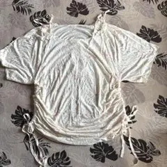 HYSTERIC GLAMOUR☆サイドギャザー 半袖カットソー