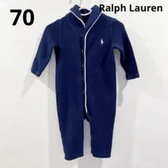 ラルフローレン ロンパース 70 6m ネイビー 秋冬