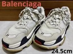 BALENCIAGA トリプルS 希少シルバー　37 BALENCIAGA Triple S Sneaker Silver – REAWAKE