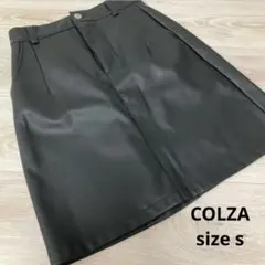 合皮スカート　黒