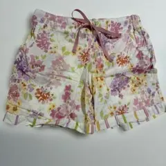 LAURA ASHLEY 花柄ルームウェア ショートパンツ