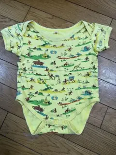 ジョージ 黄色 ロンパース