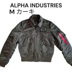 ALPHA INDUSTRIES MA-1 ジャケット M カーキ　レディース