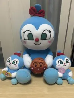 コキンちゃん アンパンマン ぬいぐるみ 3点セット
