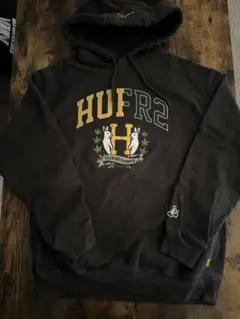 HUF×FR2 HOODIEブラックパーカー Lサイズ】HUF FR2 コラボ パーカー 【ブラック】｜Yahoo!フリマ