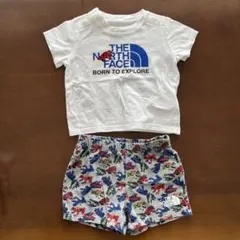 【希少】THE NORTH FACE カエル柄 ベビー服3-6M 70cm