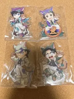 鬼滅の刃　ハロウィン　アクリルスタンド　時透無一郎　村田 不死川玄弥 竈門炭治郎