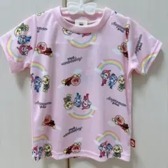 新品 アンパンマン 半袖 Tシャツ 90cm ピンク 吸水速乾 水陸 可愛いのサムネイル