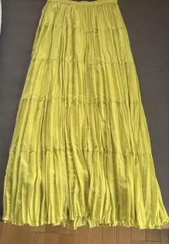 URBAN RESEARCH ランダムプリーツ ロングスカート M